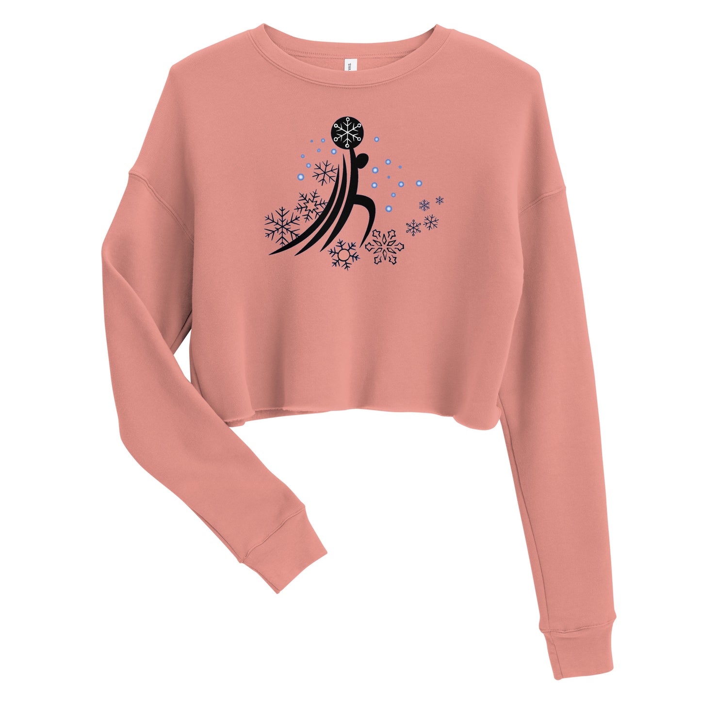 Women's Evolution Christmas Crop Sweatshirt